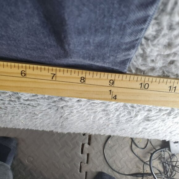 7 For All Mankind Jeans Womens 32 Black Tall Boot Distressed Denim - Picture 9 of 14